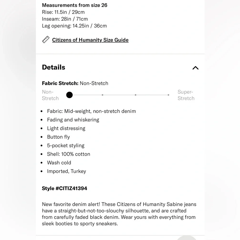 Citizen of Humanity - Sabine Straight Jeans - Picture 10 of 10